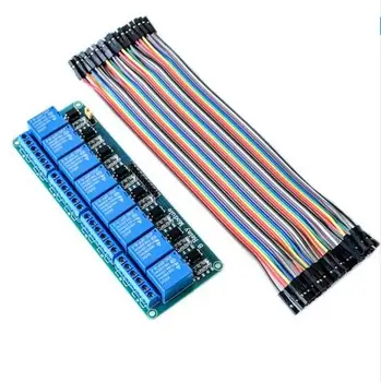 

DC 5V 8 Channel Relay Module & 40 Pin Female-Female Dupont Cable for Raspberry Pi DSP AVR PIC ARM