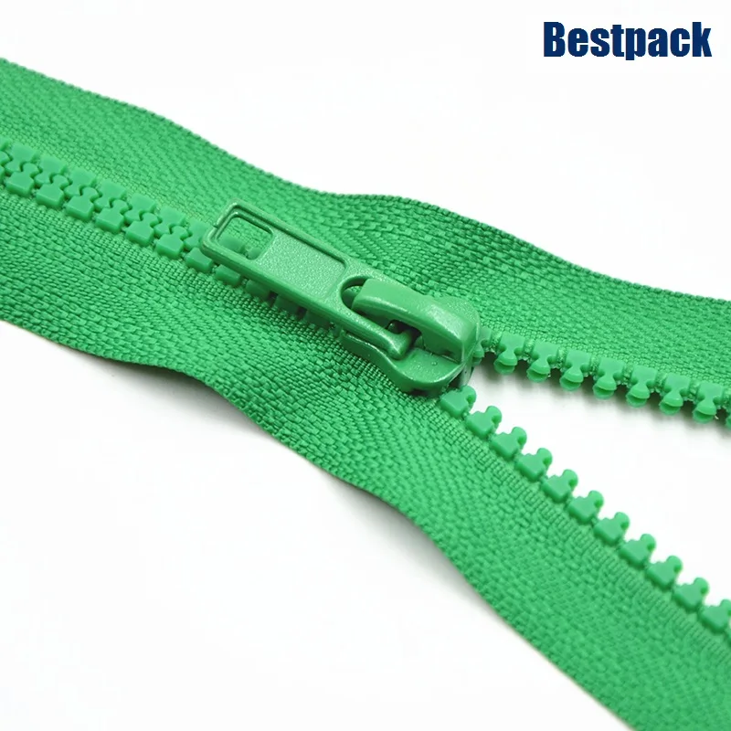 5 Zippers Open End zipper 60cm / 70cm Resin Zipper for Sewing Garments