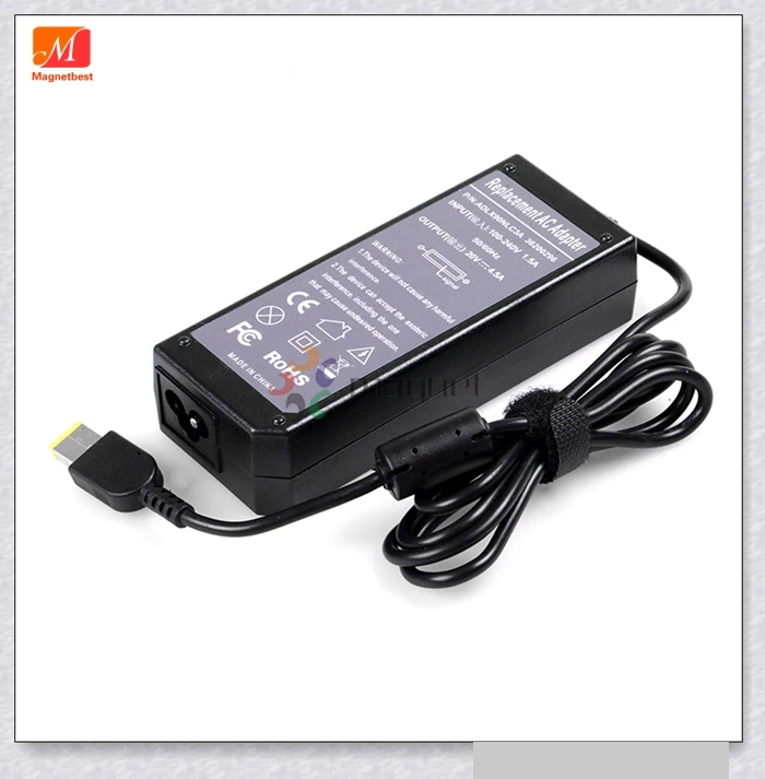 Адаптер постоянного тока для ноутбука 20 в 4.5A 90 Вт квадратный USB Lenovo Thinkpad G510 L440 T540P