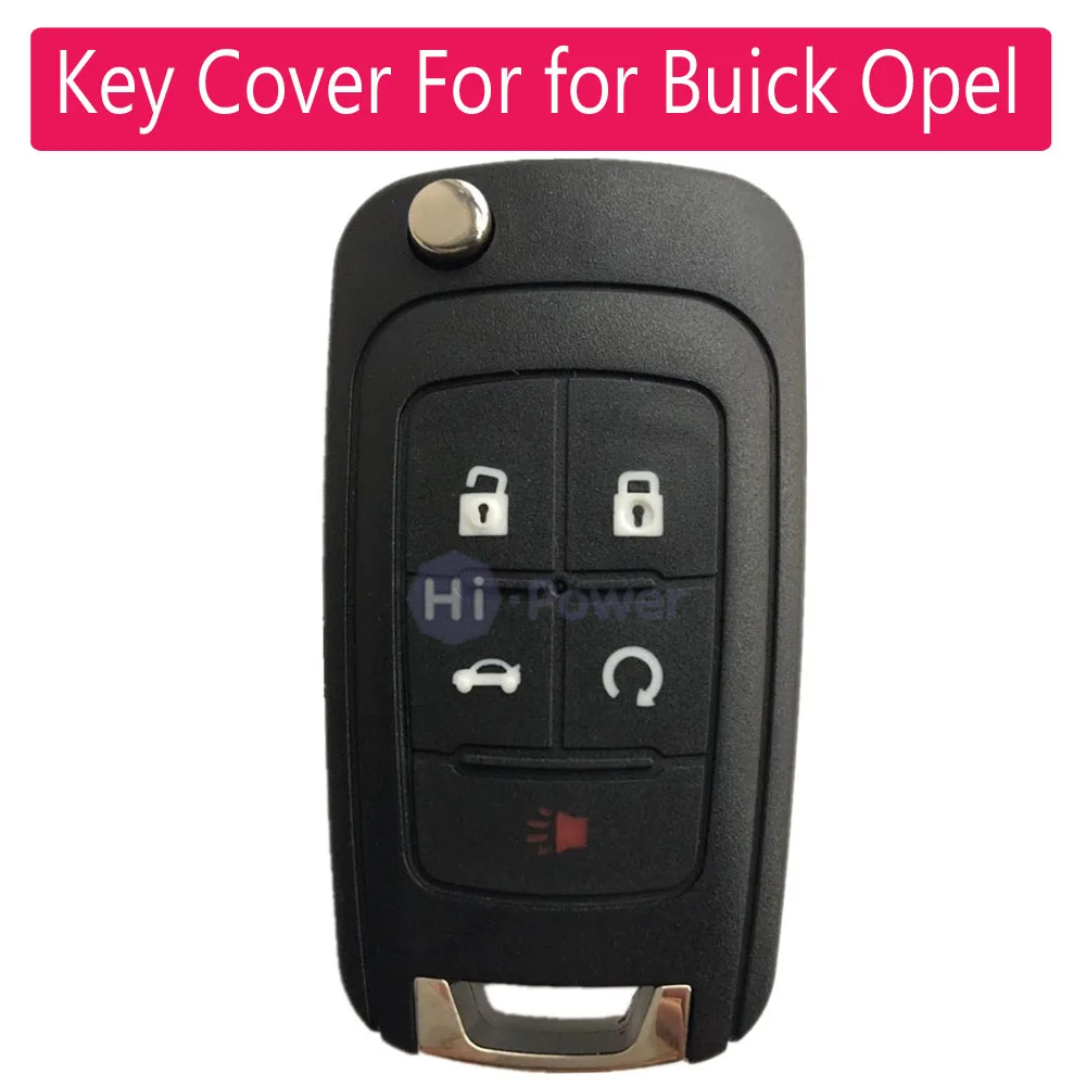 Flip Folding Remote car Key Shell For Buick opel Chevrolet Cruze Epica Lova Camaro Impala 2 3 4 5 Button HU100 Blade 005