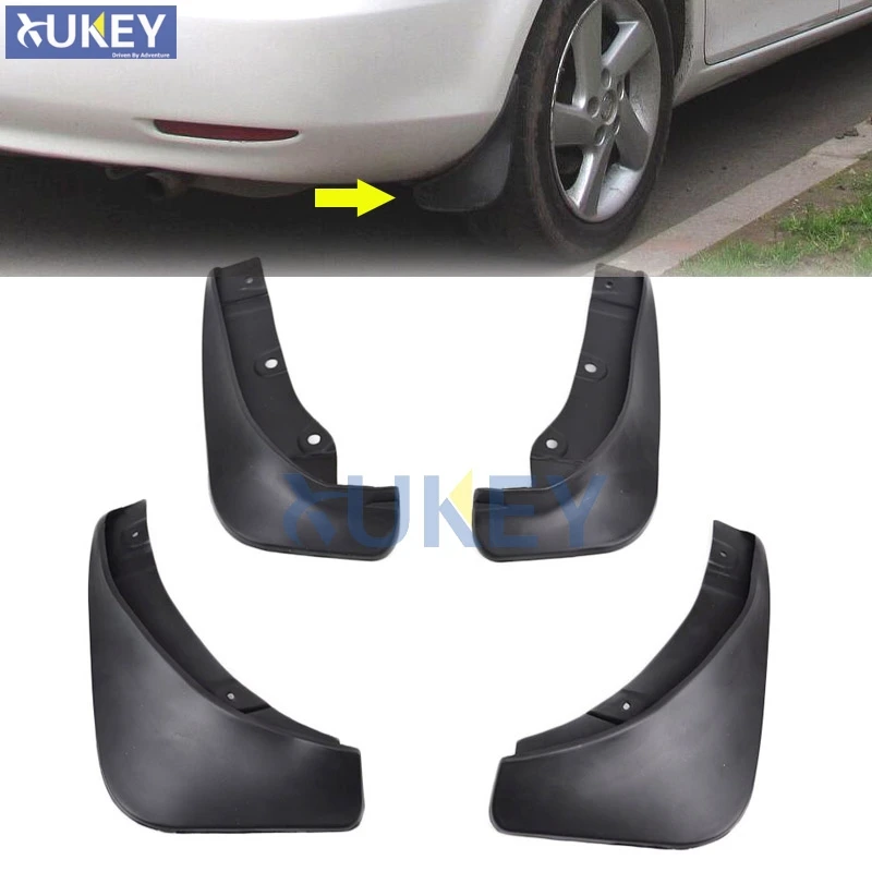 Брызговики для Mazda 6 Sedan 2003 2008 GG формованные брызговики грязеотталкивающие 2002 2004