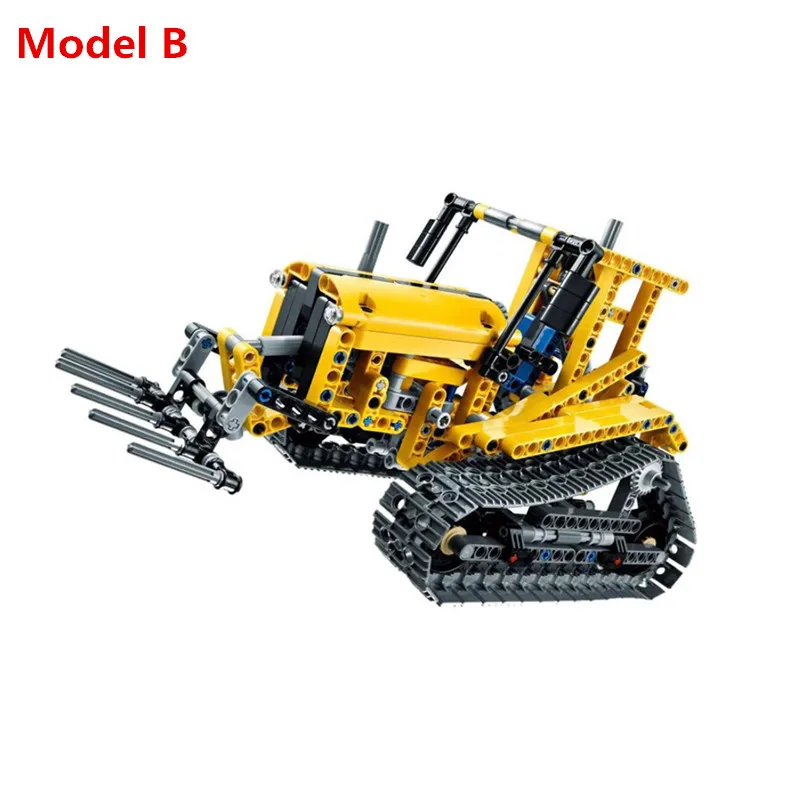 Skup 720 sztuk 2w1 kompatybilny LegoINGlys Technic model koparki klocki cegły bez silników miasto dzieci zabawki dla dzieci prezenty