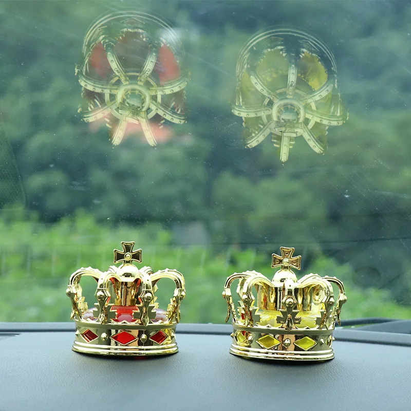 

Car Perfume Crown Fragrance Air Freshener Car Flavoring Smell Diffuser Essential Oil Auto Interior Dashboard Decoration Gifts