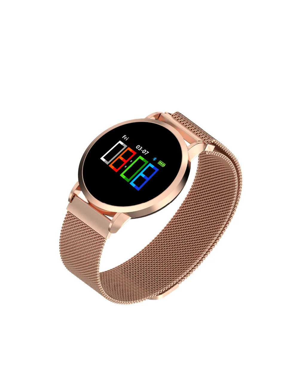 

Newest F1 Pro Smart Watch Sports Fitness Tracker Wristwatch Heart Rate Blood Pressure Monitor Bracelet Support Android IOS
