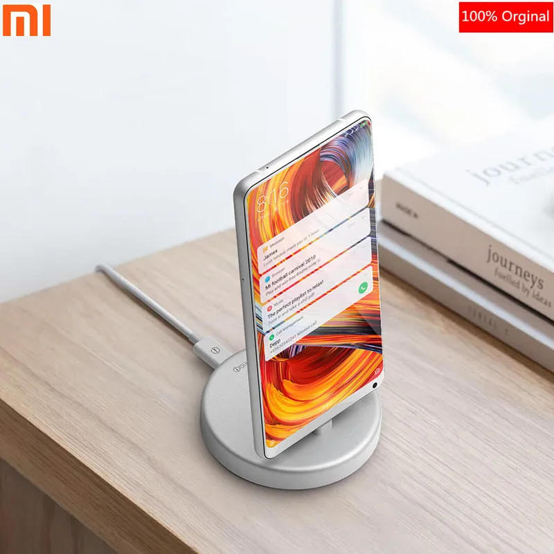 Xiaomi Panki Wireless Charger and phone stand for xiaomi 18W Fast Wireless Charging pad for Samsung S9/S9+ S8 Note 9 9