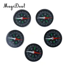 MagiDeal, Новое поступление, 5 шт./партия, акриловые компасы, мини карманные часы, Компасы, набор для походов, кемпинга, спорта на открытом воздухе, отличный подарок
