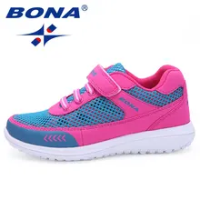BONA-chaussures avec tige en maille pour enfants, chaussures Style tendance nouveauté, pour garçons et filles, respirantes et légères, pour la marche, livraison gratuite, chaussures décontractées