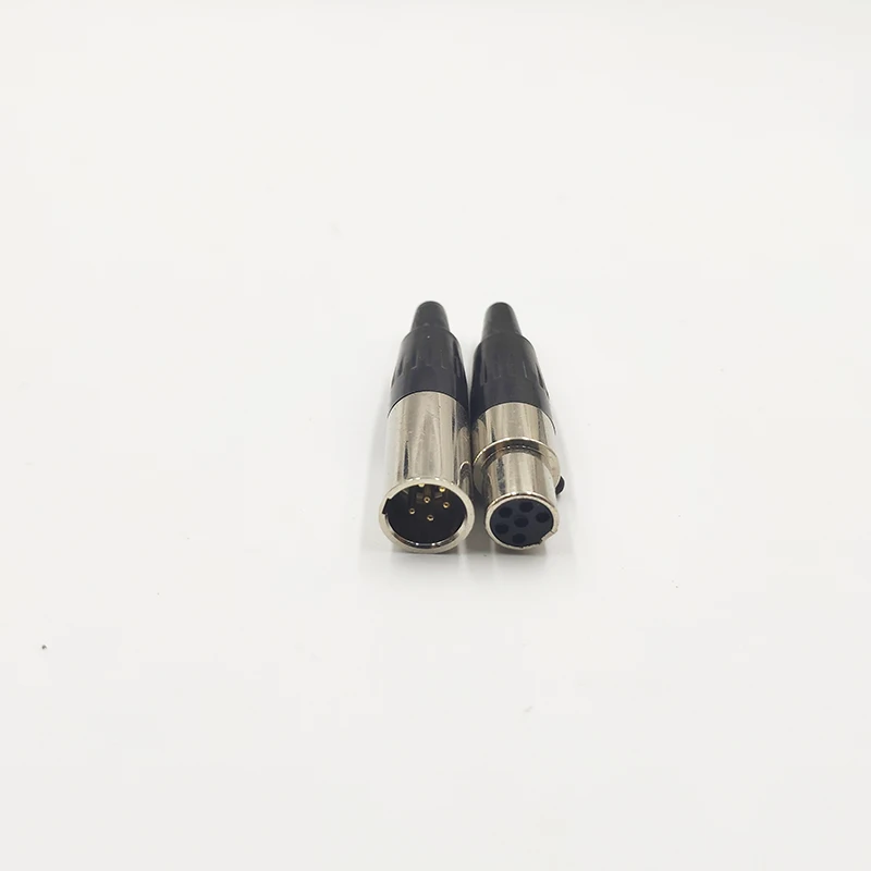 Mini XLR Microphone Audio Connectors 3/4/5/6/7 Pin Cannon Mic Microphone Mini XLR Male Female Plug Small XLR Audio Connector