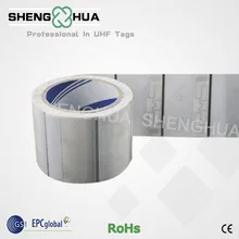 2000 шт./упак. RFID принтеры с использованием 860-960 МГц rfid-теги Дешевая Медная бумага Одноразовые RFID этикетки в рулоне