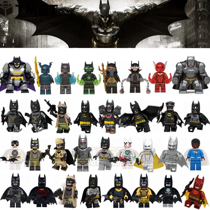 

Single Batman Dark Nights: Metal WM6057 Red Death Devastator Knight mare Red Son Robin Building Blocks Toys Gifts for Children