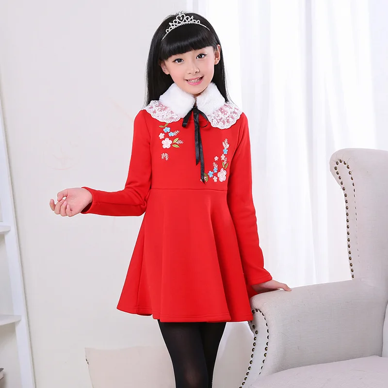 

Girls Clothing Dresses Flowers kids dresses for girls Regular girls dress new year costume ball gown for girls a-line dress