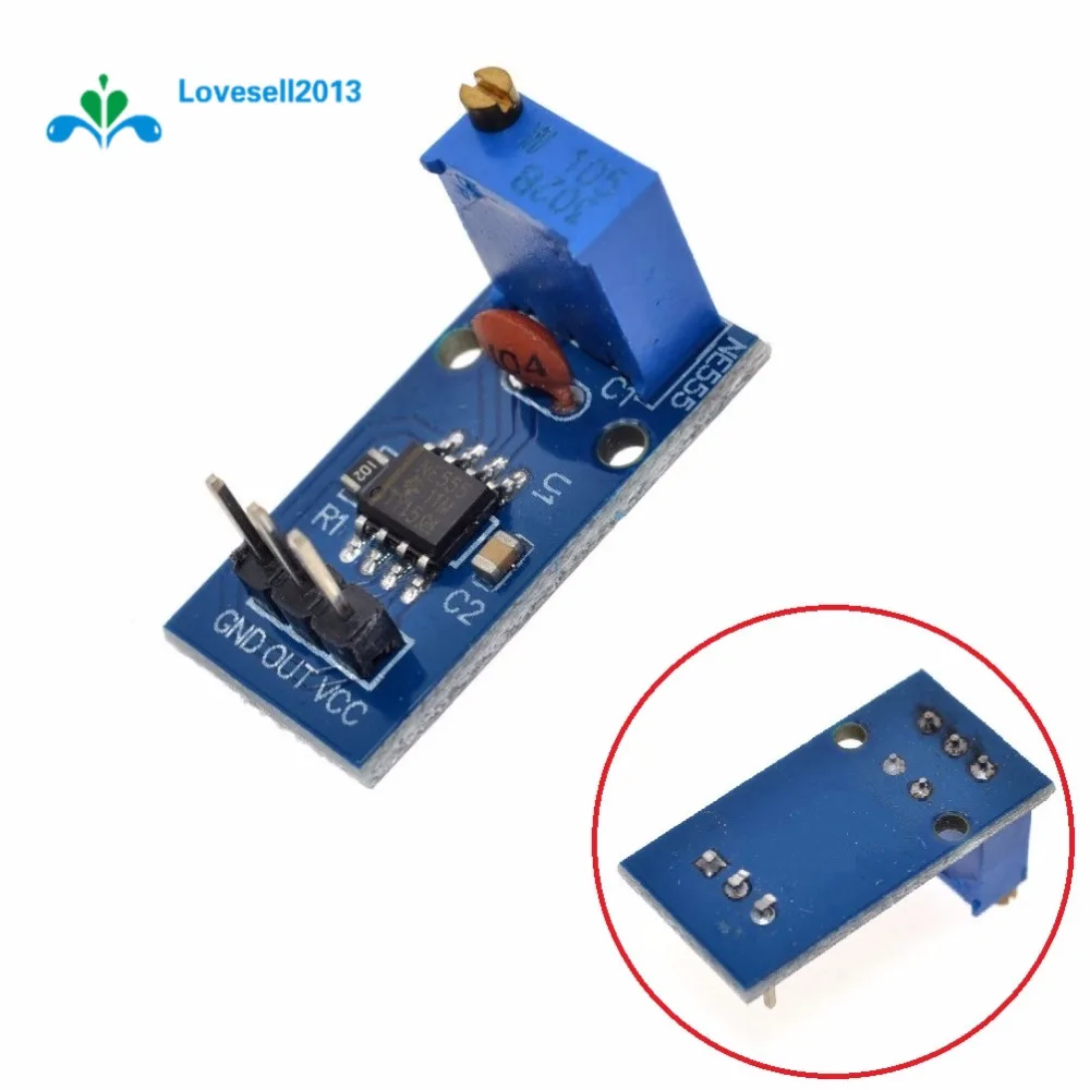 20 PCS NE555 adjustable frequency pulse generator module For Arduino