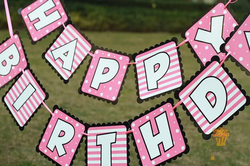 paper letters for banner