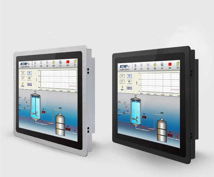 

12  inch flat panel industrial embedded all in one pc computer with Intel Celeron J1900  2Ghz