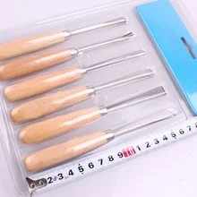 6 шт. Карпентер мастерской Деревообработка ручная резьба нож многофункциональный резак набор Деревянный инструмент резьба долото