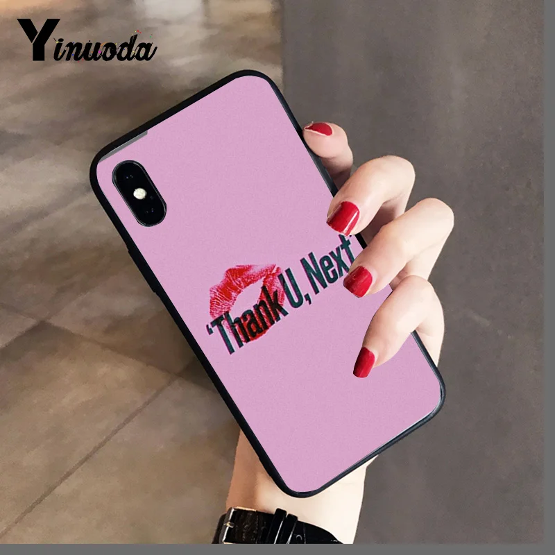 Yinuoda Thank U Next Ariana Grande Красочный милый чехол для телефона для iPhone 8 7 6 6S 6Plus 5 5S SE XR X XS MAX Coque Shell