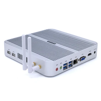 

Fanless Mini PC Windows Core i5 6200U i3 6100U Barebone Micro Desktop Computer Gaming Computers i5 4200U i5 5200U