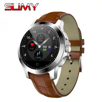 

Slimy W8 ECG Fitness Bracelet Smart Watch Blood Pressure Heart Rate Monitor Pedometer Waterproof Smartwatch for Sports Women Men
