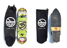 Mochilas skate Sola Shouler Doble Rocker/Pequeño Fishboard Llevar Bolsas con Cordón
