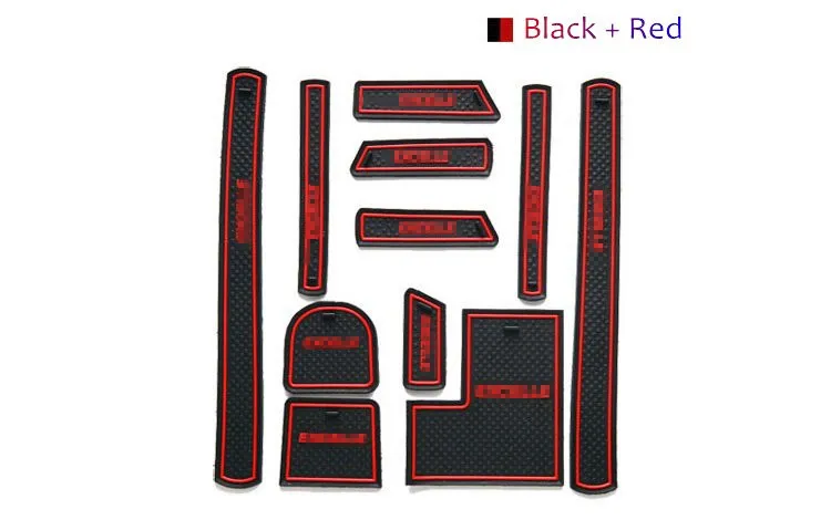 

For Buick Excelle 2011 2012 2013 Gate Slot Rubber Car Mat/Pad Non-Slip Car Accessories LHD Free Shipping 3Colors 11PCS