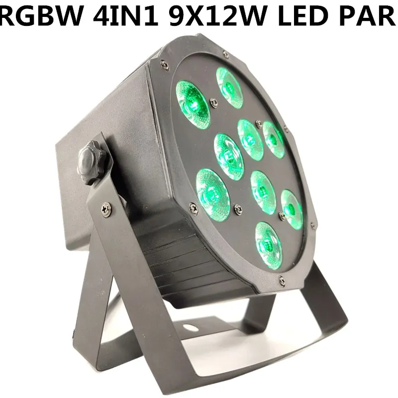 9X12W RGBW led Par light dmx512 disco light/led wash профессиональное dj оборудование|Эффект освещения