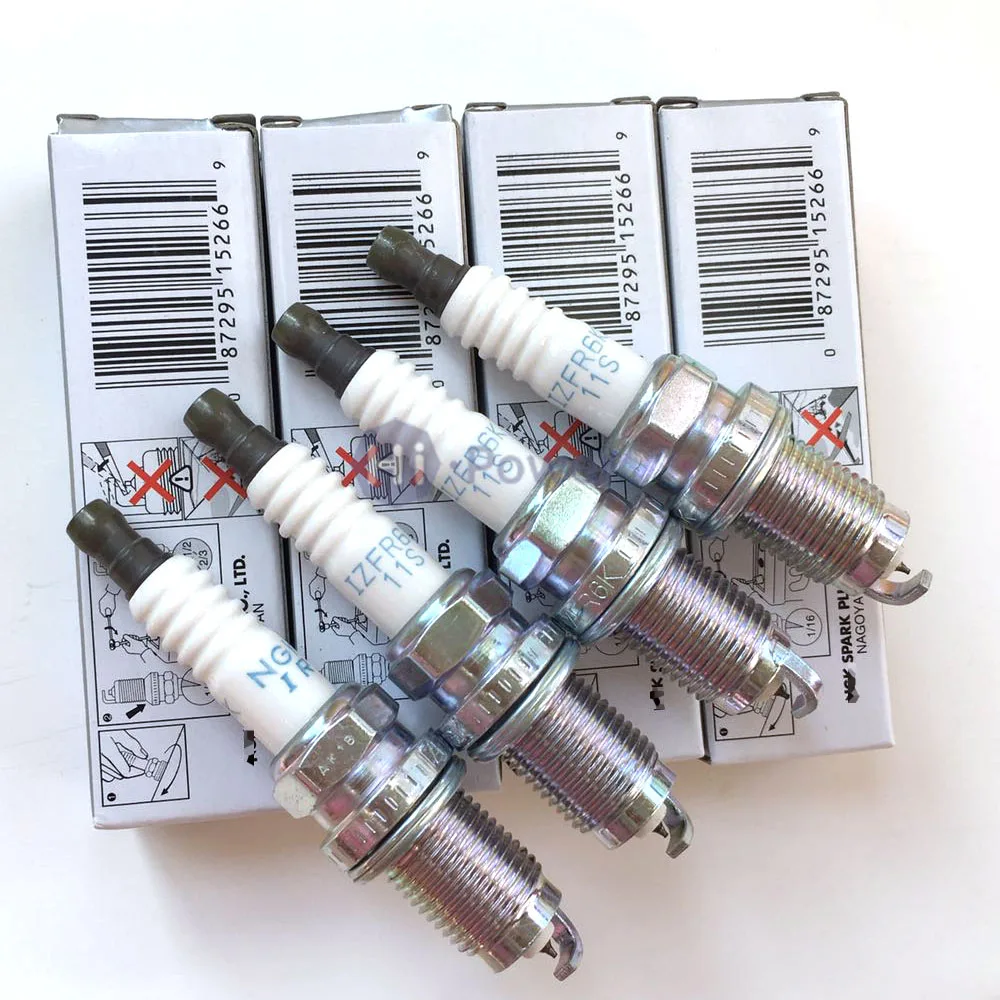 4pcs IZFR6K 11S 5266 Car Laser Iridium Spark Plug Set For Honda Civic