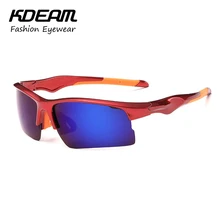 Kdeam поляризованных солнцезащитных очков Для мужчин комфорт Goggle взрывозащищенные Объектив бренд солнцезащитные очки UV400 6 цветов KD8509