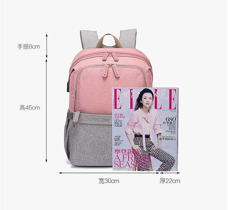 New Mummy Diaper Bag Usb Large Capacity Maternity Backpack Waterproof Travel Baby Stroller Bag For Mom Multifunctional Nappy Bag (13)