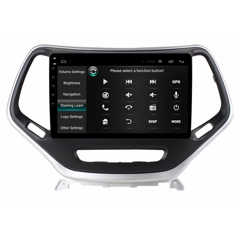 " 2.5D ips Android 8,1 автомобильный DVD мультимедийный плеер gps для Jeep Cherokee аудио автомобильный Радио Стерео навигация