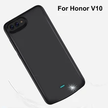 7300 мАч Батарея чехол для HUAWEI honor V10 внешний Мощность банк Зарядное устройство ТПУ Рамка телефона чехол для honor v10