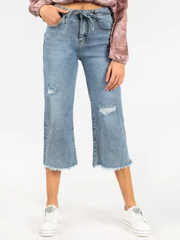 

LITTLE BUTTERFLY Boyfriend jeans frayed under