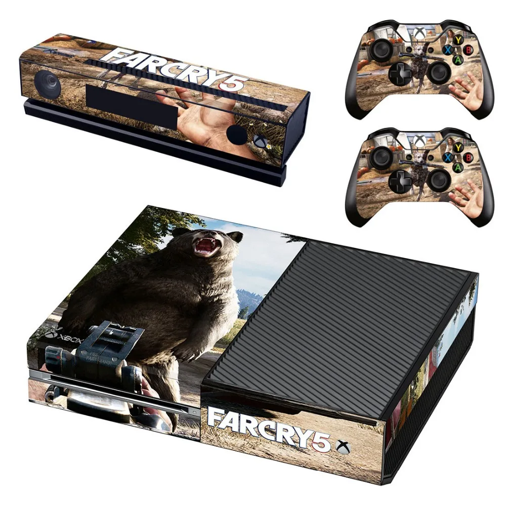 Far Cry 5 Skins наклейка s для Xbox One игры виниловые наклейки для кожи наклейка консоль контроллер Защитная крышка новое поступление