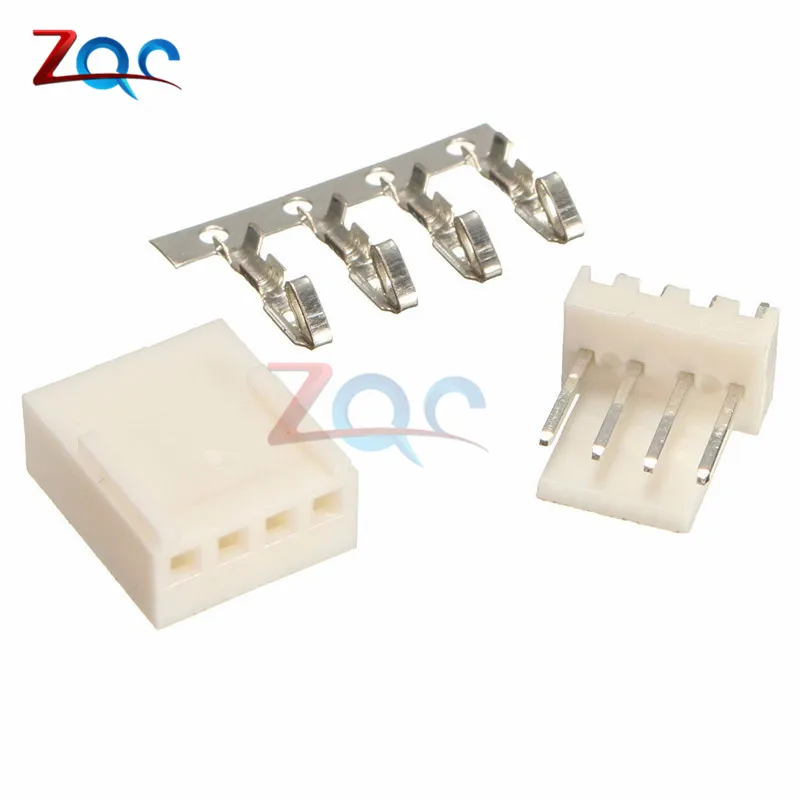 Набор из 20 контактных разъемов Kit4 Pin KF2510-4P KF2510 4 P 2 54 мм | Обустройство дома