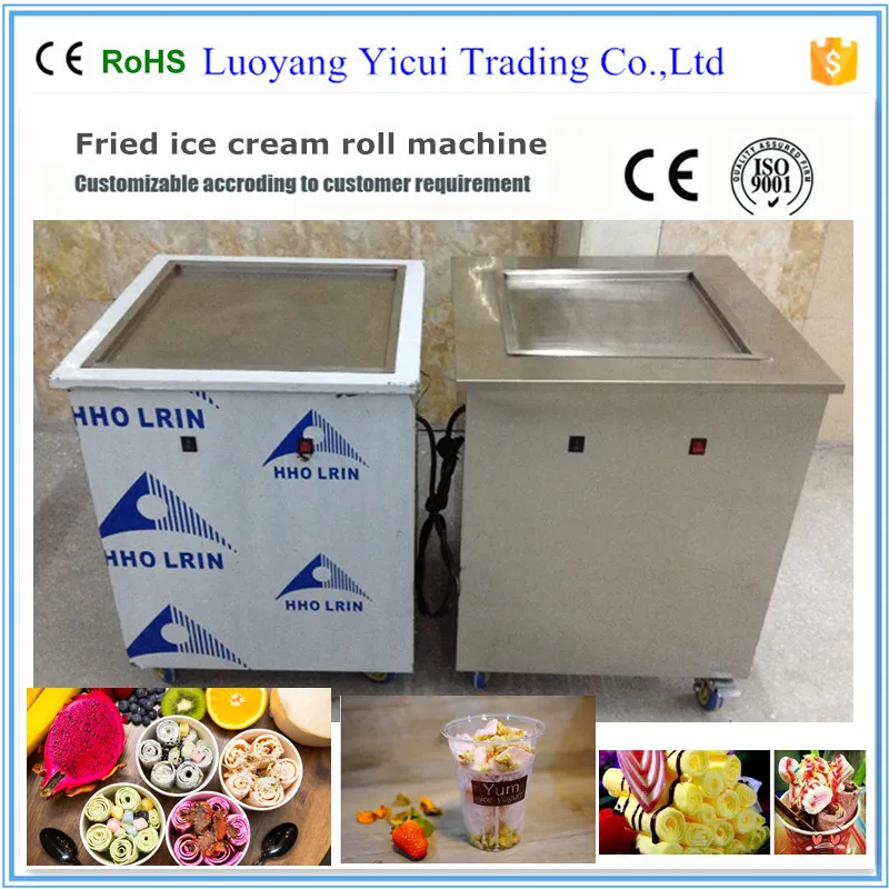 High performance commercial ice cream roll machine thailandice cream