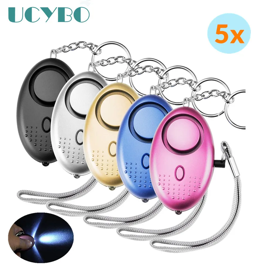 

130db Personal alarm keychain Wolf Self Defense Anti-Attack Security Protection Panic alarm siren for kids women elderly