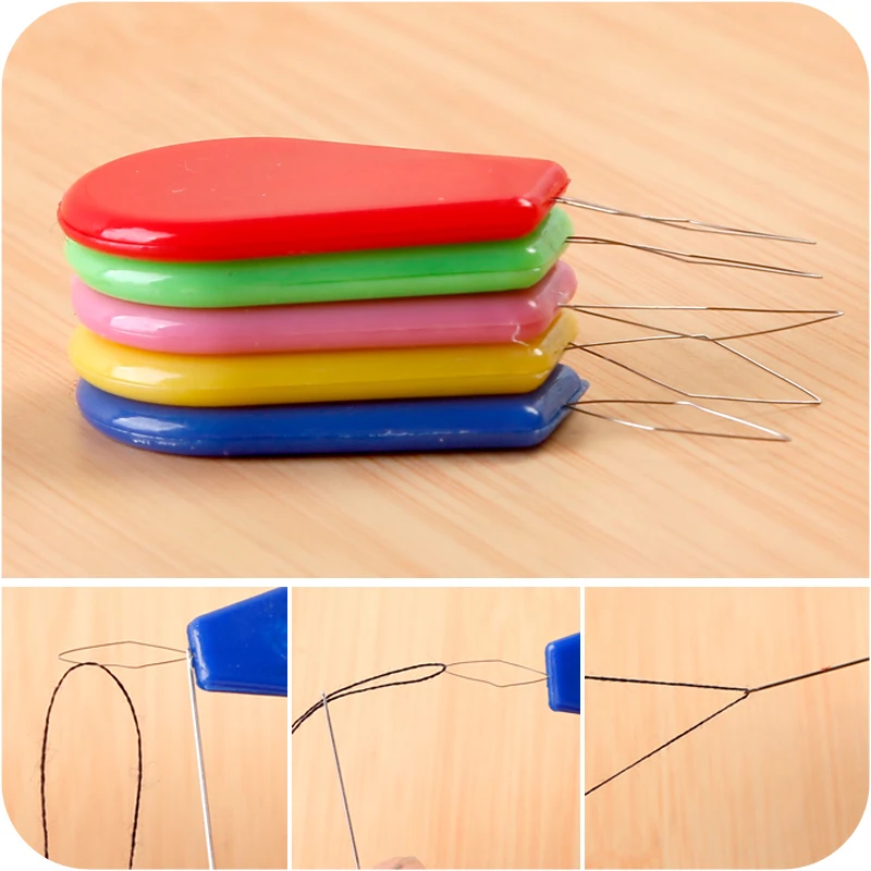 1pc Automatic Needle Leader Sewing Machine Threader Older Needle