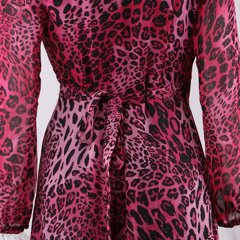 mesh maxi leopard dress12