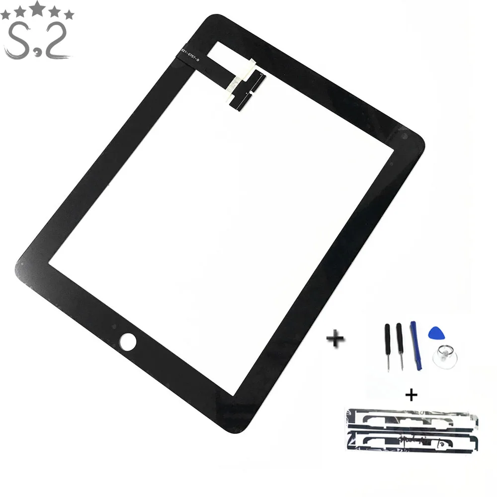 

1PC A1219 A1337 Screen For iPad 1 1st Touch Screen Digitizer Sensor Panel with Home Buttom High Quality Free gift