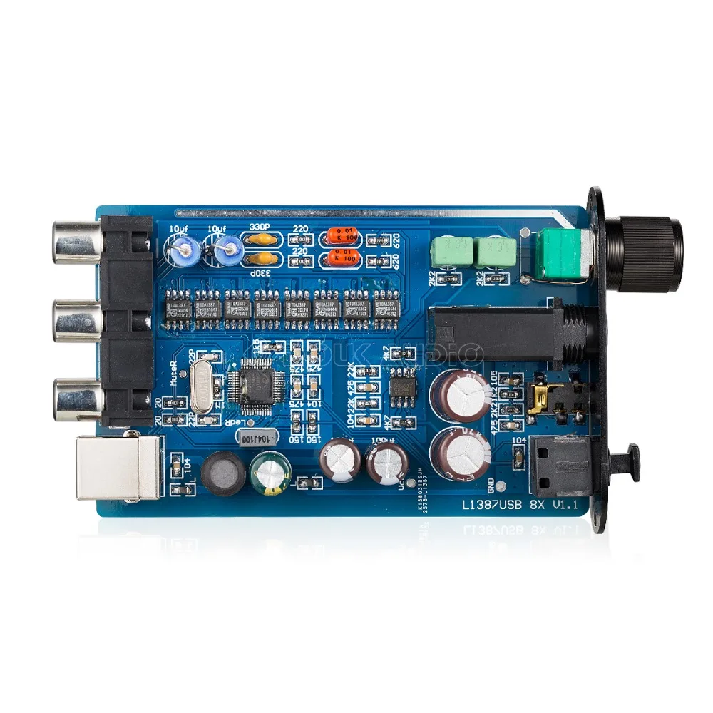 Nobsound Mini HiFi Sound Card DAC TDA1387 USB 8X Audio Decoding Headphone Amplifier DTS/AC3 Coaxial Optical Digital Output