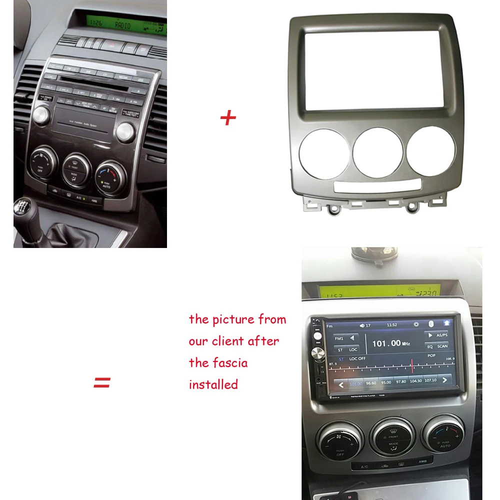 Mazda 5 fascia installation