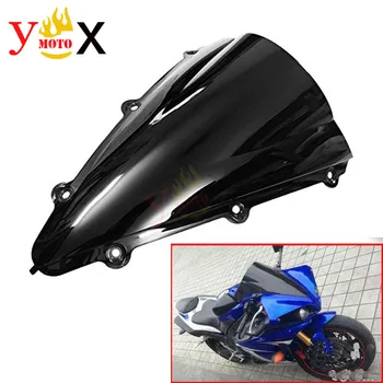 

R1 2004-2006 Sport Mortocycle Windscreen Windshield Wind Glass Front Faring Deflector For Yamaha YZF-R1 04-06 2005 Black