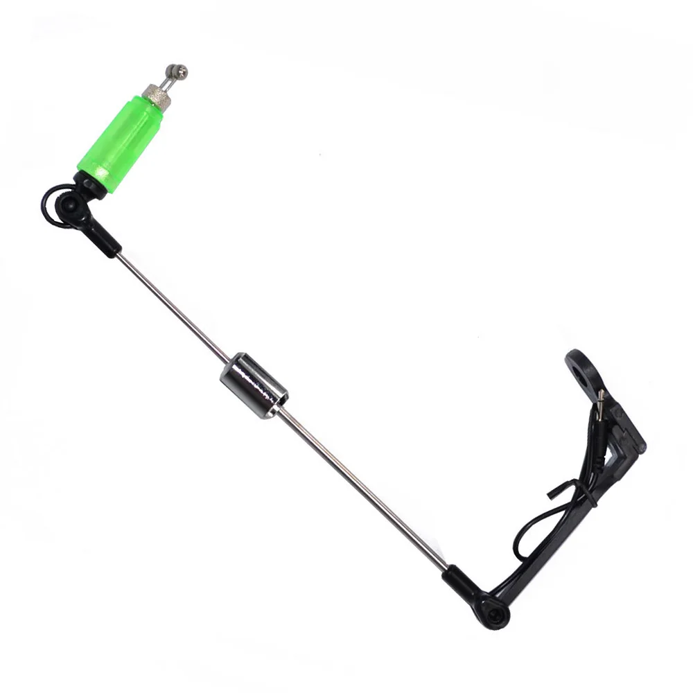 Колпачок рыболовный свингер светодиодный индикатор укуса для рыбалки сигнализация Инструмент для ловли карпа - Цвет: Зеленый