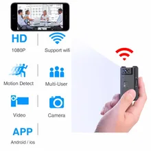 

Invisible Night Version Wifi IP Mini Camera Wireless 1080P for Video Recording Support Remote Control Portable Home Security cam