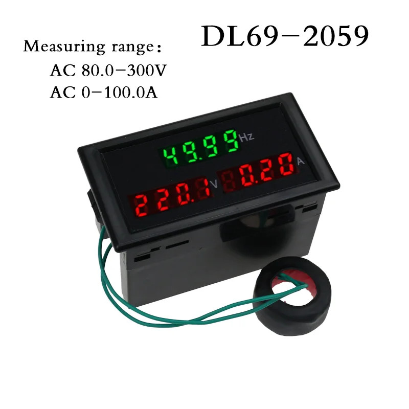 

Dl69-2059 high quality multi-function combination table digital ac frequency table digital display ac voltmeter current meter he