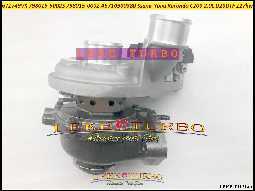 Turbo GT1749VK 798015 798015-5002S 798015-0002 A6710900380 6710900380 Turbocharger For Ssang-Yong Korando C200 2.0L D20DTF 127kw 173HP (3)