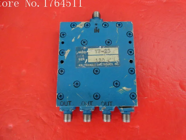 

[BELLA] The supply of KDI YF-23 a four 0.5-1GHz RF divider SMA
