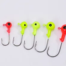 5 pcs 2g 3.5g 5g multicolour jig head anzol sea fishing hooks lifelike lure fishing hook hook jig ami da pesca mare fh3
