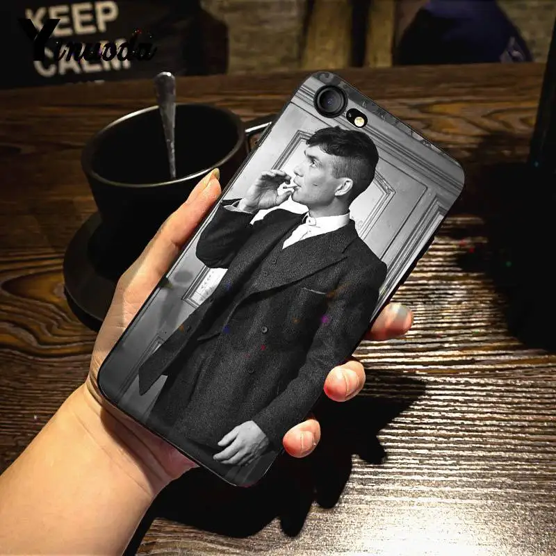 Yinuoda ل iphone 7 6 X حالة Peaky Blinders التلفزيون سلسلة ملحوظا شعبية جراب هاتف ل iphone 7X6 6 ثانية 8 زائد 5 5 ثانية XS XR حالة