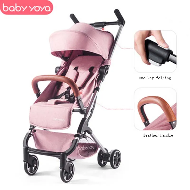 Babyyoya мини-коляска yoya легкая переносная складная детская коляска 2 в 1 детская тележка Новая Обновленная детская коляска