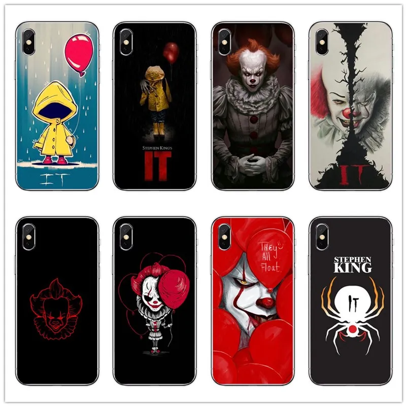 Stephen King's It King s твердый матовый пластик чехол для телефона iPhone 4 5 6 7 8 Plus X Fundas Coque